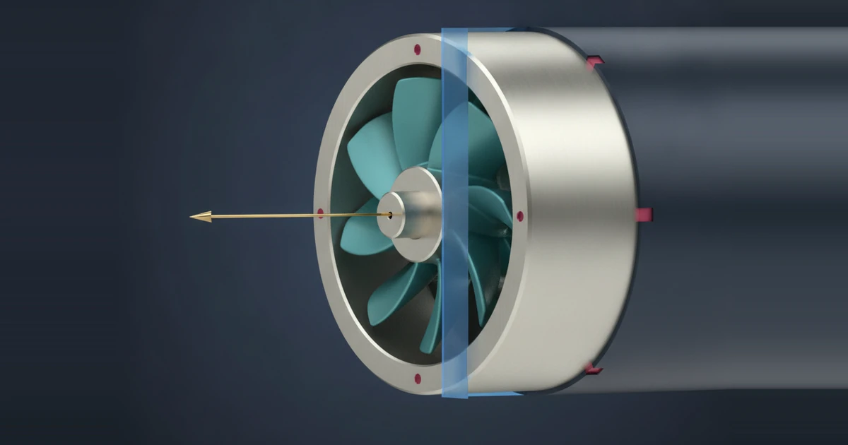 AI concept illustration: Impeller clearance and a separate shaft datum